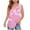Pink, variant on Fancifize Girls' Floral Print Loose Fit Tank Top - Breathable Sleeveless Blouse Summer Outfits for Kids 5-14Y
