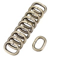 thumbnail image 1 of Unique Bargains Bronze Tone Oval Iron Buckles 10 Pack, 1 of 4