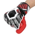 thumbnail image 3 of Football Goal Keeper Gloves, Goalkeeper Gloves Comfortable Long Hook And Loop Adjustable Safe  For Adult Red 9#, 3 of 8