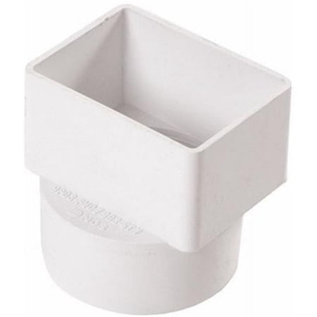 NDS 411250038 2 x 3 x 3 in. 9P03 Downspout Adapter