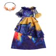 thumbnail image 1 of Disney Mirabel Isabela Costume for Girls Princess Dress Suit Cosplay Encanto Carnival Birthday Party Wreath Clothes Bag Charm3-4T (110) Gao Jinjia LED, 1 of 2