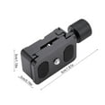 thumbnail image 2 of Leadingstar 1/4 Quick Release QR Plate Clamp Adapter Mount for Camera Tripod Ball Head, 2 of 8