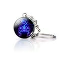 thumbnail image 6 of Deyuer Key Chain Decorative 12 Constellation Exquisite Double Glass Ball Pendant for Phone,Leo, 6 of 8