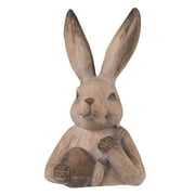 Transpac Resin 20.5" Brown Easter Painter Bunny Bust