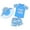 X5 Sky Blue, variant on Bjutir Kids Boys Outfit Set Shark Print Short Sleeve Crew Neck Shirt With Shorts Set Summer Casual Toddler Boys Outfit Size 2-3 Years Blue