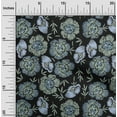 thumbnail image 1 of oneOone Organic Cotton Poplin Twill Fabric Leaves & Floral Artistic Decor Fabric Printed BTY 42 Inch Wide, 1 of 4