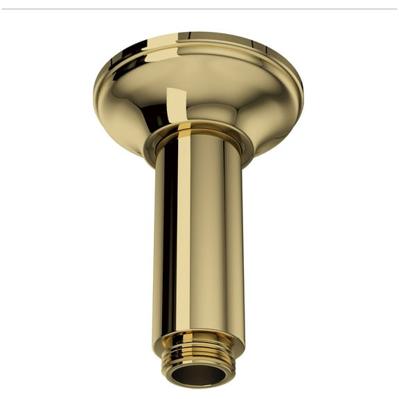 Rohl 1505/3 Shower 3-11/16" Ceiling Mounted Shower Arm And Flange - Brass