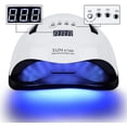 thumbnail image 2 of Lámpara de uñas brillar 57LED UV Fototerapia secadora de esmalte automática 180W, 2 of 5