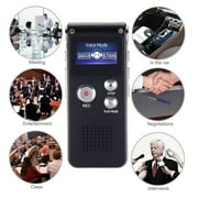 Electronicstar Voice Activated 8GB Mini Portable Tape Dictaphone Voice Recorder