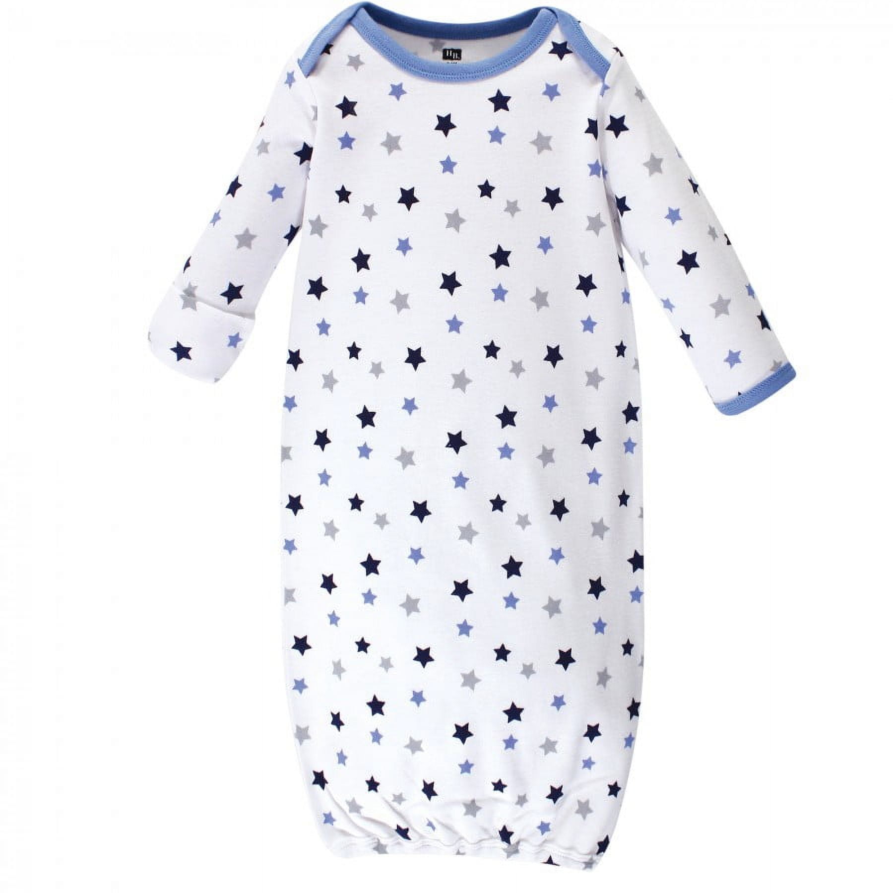 Hudson Baby Infant Boy Cotton Gowns, Little Explorer, Preemie/Newborn