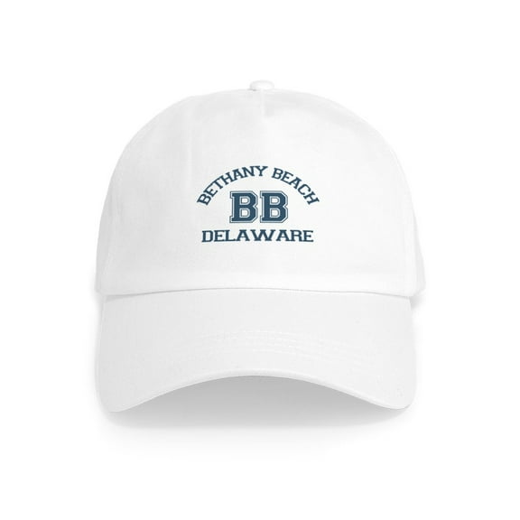 CafePress - Bethany Beach Varsity Design Cap - Adjustable 100% Brushed Unisex Casual Cotton Baseball Cap, Beige, 1