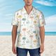 thumbnail image 2 of Fotbe Dandelion Camisa Hawaiana para Hombre Unisex – Camisa Casual de Verano con Botones de Manga Corta de Algodón y Lino,X-Large, 2 of 7