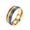Gold, variant on Rainbow Pride Rings for Men Women LGBTQ Enamel Stripes Couple Stainless Steel Silver Band Colorful Dainty Personalized Gift Jewelry Silver 8