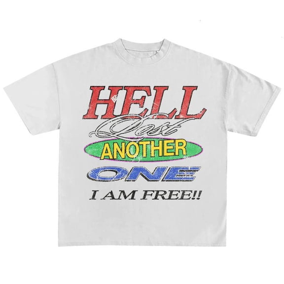 Y2K Hell Lost Another One Retro Tee, Vintage Graphic T-shirt, Christian Clothing Womenswear Top Cotton Casual Unisex, Gift For Men Women