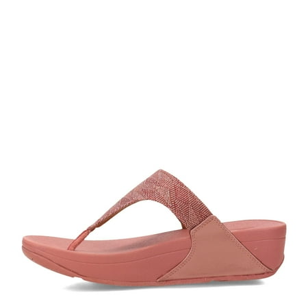 FitFlop Lulu Glitz Toe Post Sandals Warm Rose 7 M (B) | Walmart Canada