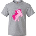 thumbnail image 3 of Inktastic Pink unicorn Youth T-Shirt, 3 of 5