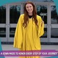 thumbnail image 5 of Endea Graduation Shiny Gold Graduation Gown, 5 of 8