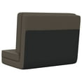thumbnail image 3 of vidaXL Folding Floor Chair Anthracite Faux Leather, 3 of 5