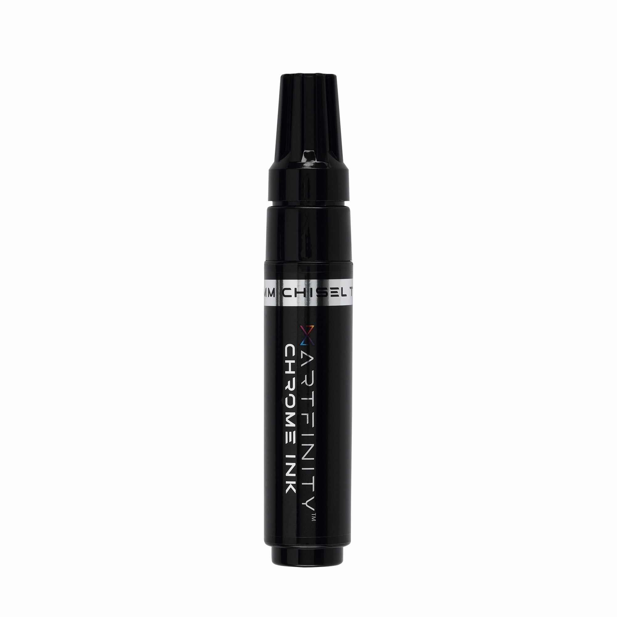 Artfinity Rich MetAllic Markers - Professional MetAllic Markers for Artists, Drawing, CAlligraphy, & More! - [Chrome - 8.5mm Chisel Nib]