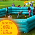 thumbnail image 3 of Gaga Ball Xtreme 4 Pack - 5 Inch Monster Playground Balls w Air Pump - Durable Rubber Balls for Kickball, Dodgeball, Handball, Four Square, Camp, Kids Party Games - Great for Play, 3 of 5