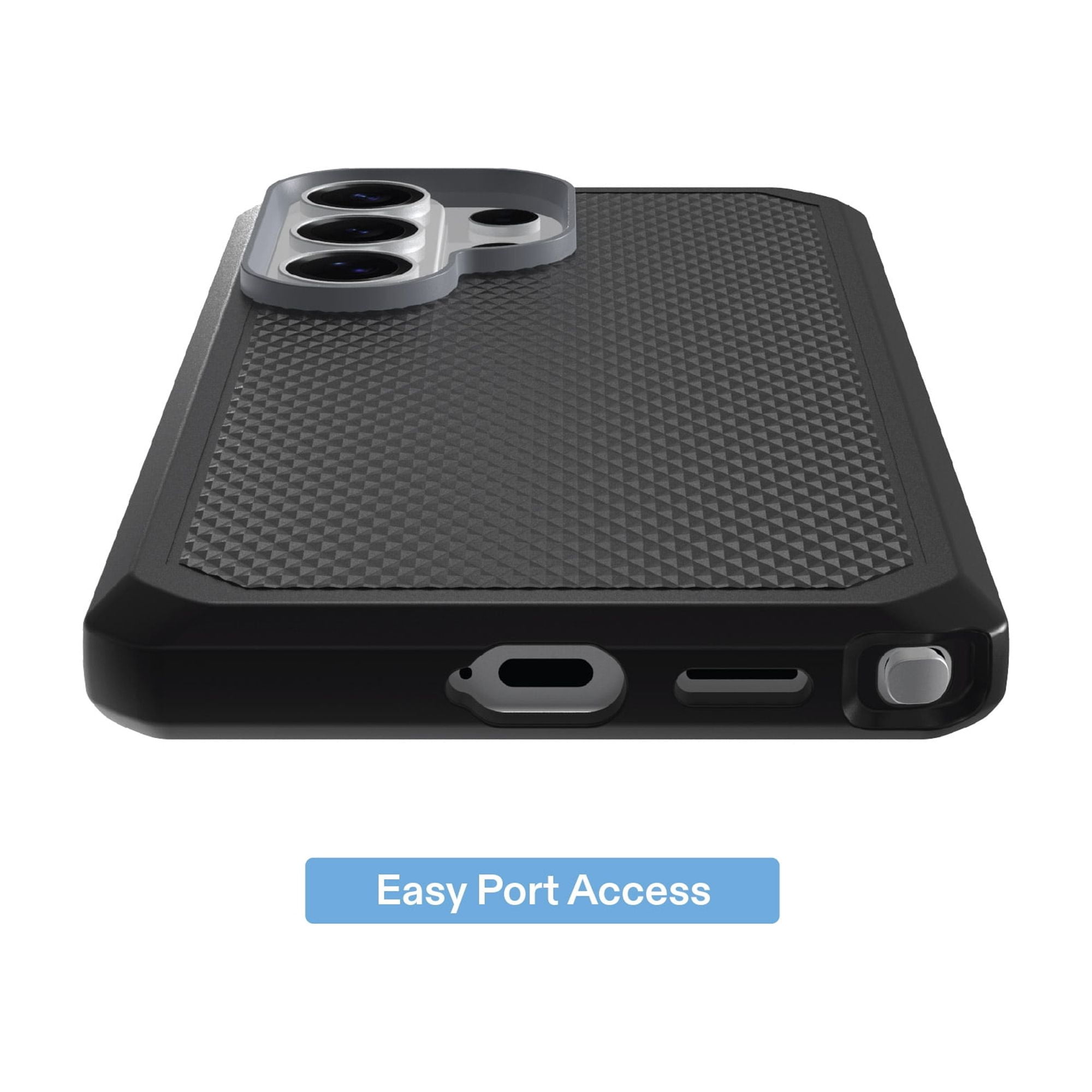 onn Magnetic Compatible Dual-Layer Phone Case for Samsung Galaxy S26 Ultra - Black