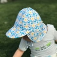 thumbnail image 3 of Children Bucket Hat Kids Unisex Beach UV Protection Outdoor Essential Sun Cap, 3 of 3