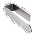 thumbnail image 2 of Toallero Soporte de almacenamiento de trapo Gancho para paño autoadhesivo Barra de acero inoxidable para baño Inodoro Methold HA8150-00B, 2 of 6