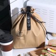 thumbnail image 2 of Bento Sac Réglable Ouverture Grand en Toile Design à Cordon Sac à Main Accessoires de Pique-Nique, 2 of 7