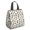 Dinosaur and Text, variant on Dinosaur and Volcano White Pattern Insulated Lunch Bag for Women Men, Large Portable Soft Cooler Tote, Thermal Food Storage Bag with Pearl Cotton, 8.66L, 8.75"x5.75"x9.5"