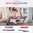 thumbnail image 3 of Dteck Case for Samsung Galaxy S25 Edge,Military Grade Drop Impact Case 360 Metal Rotating Ring Kickstand Holder Armor Heavy Duty Shockproof Cover for Galaxy S25 Edge,Rosegold, 3 of 7