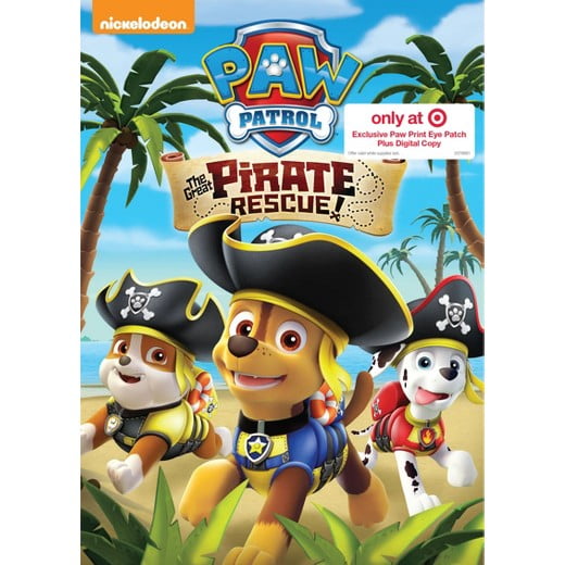 Paw Patrol The Great Pirate Rescue Target Exclusive Dvd Walmart Com Walmart Com