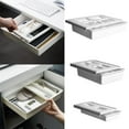 thumbnail image 1 of Fiudx Organizador Portátil para Debajo Del Escritorio, con Cajón Deslizante, Diseño Compacto, Fácil Instalación, Ideal para Oficina y Hogar, Material Abs y Pp, 1 Juego., 1 of 4
