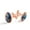 Color 3, variant on Men's Classic Stainless Steel, Outer Space Alien Color Floral Cufflinks Business Wedding Shirts, Rose Gold