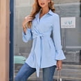 thumbnail image 1 of Blusa De Mujer, Blusa Con Dobladillo Largo Para Dama Para Viajes ANGGREK Otros, 1 of 7