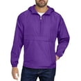 thumbnail image 1 of Champion Mens Packable Anorak 14 Zip Jacket, S, Purple, 1 of 1