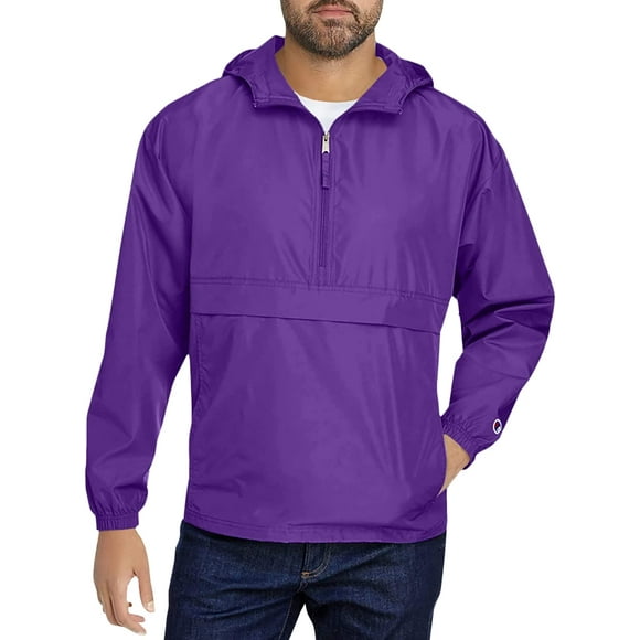 Champion Anorak Compressible pour Homme 14 Veste à Glissière, m, Violet