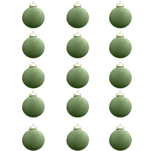 Xihbxyly Adornos Navideños de Terciopelo, Bolas de Árbol Flocadas, Diseño Vintage Marrón, Material Plástico Duradero, Fáciles de Colgar, Decoración para El Hogar y El Árbol, Juego de 15 Piezas, Tamañ