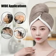 thumbnail image 5 of QTOCIO Bathroom Accessories, Hair Towel, Hair Turbans For Wet Hair, Drying Hair Wrap Towels For Curly Hair Women Hair Towel Wrap, Quick Dry Hair Towels For Women, 5 of 5