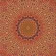 thumbnail image 1 of Ahgly Company Machine Washable Indoor Square Transitional Orange Area Rugs, 8' Square, 1 of 7