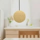 thumbnail image 5 of Pantalla de luz colgante tejida a mano, pantalla de lámpara de , jaula de lámpara, rústica, pantalla de ratán colgante para casa de té, bar, , AMARILLO Sunnimix  Pantalla Bola Tejida, 5 of 8