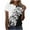 Blue, variant on My Orders Cute Summer Tops for Women Floral Workout T Shirts Loose Slim Fit Tees for Women Women Fashion Tops Summer Previous Orders