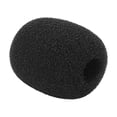 thumbnail image 1 of Microphone Éponge Couverture, Léger Revers Casque Microphone Couverture Mini Portable Respirant Noir pour Concert pour la Performance, 1 of 8