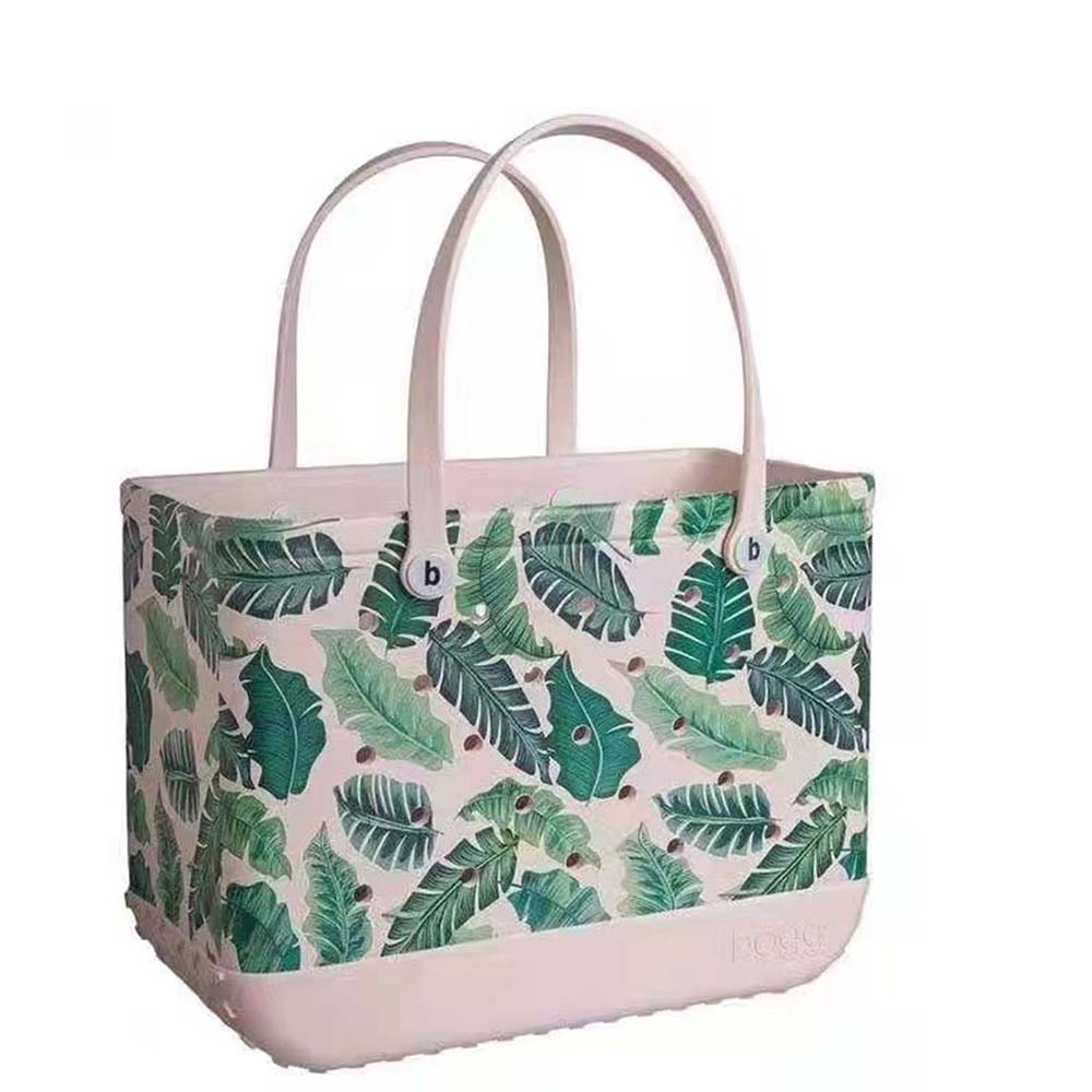 Rubber Beach Bag for Men Women, Large Capacity Tote Travel Bag Beach