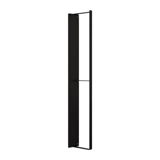 Estante lateral para ropa sucia, estante para colgar artículos varios, organizador multiusos para lavadora negro Doble capa