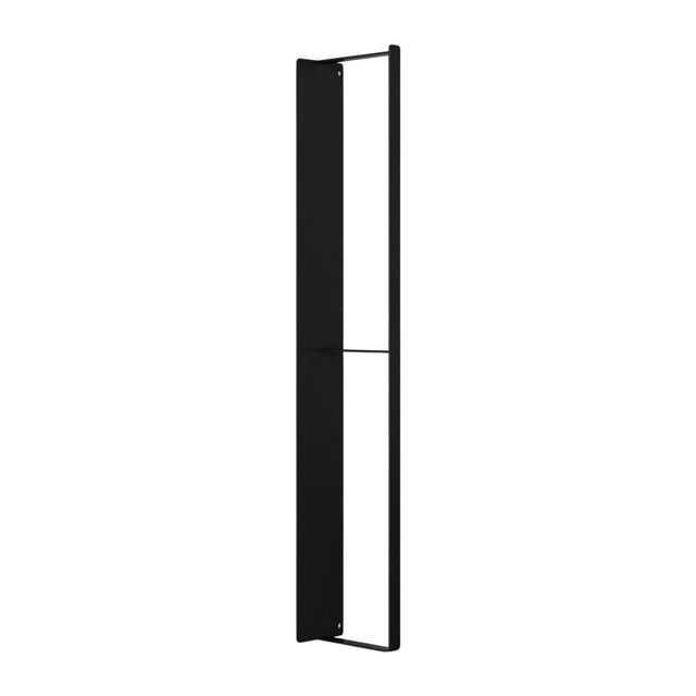 Cesta colgante para trapos con rejilla lateral para lavadora, ligera, multifuncional y resistente. negro Doble capa