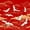 Red Crimson, variant on Manfei Traditional Crane Twin Sheet Sets for Girls, Peony Cloud Bedding, Black Red White 3-Piece, 1 Flat Sheet, 1 Fitted Sheet and 1 Pillowcase