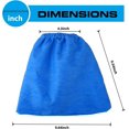 thumbnail image 2 of VRC5 Cloth Filter Bag for Vacmaster 4 to 16 Gallon Wet/Dry Vacuums, Replaces VFB511B 0201, VBV1210, VJC607PF, VJC507P, VOC507S, VJ507, VOC507S 1001,VQ407S, 12 Pack, 2 of 6