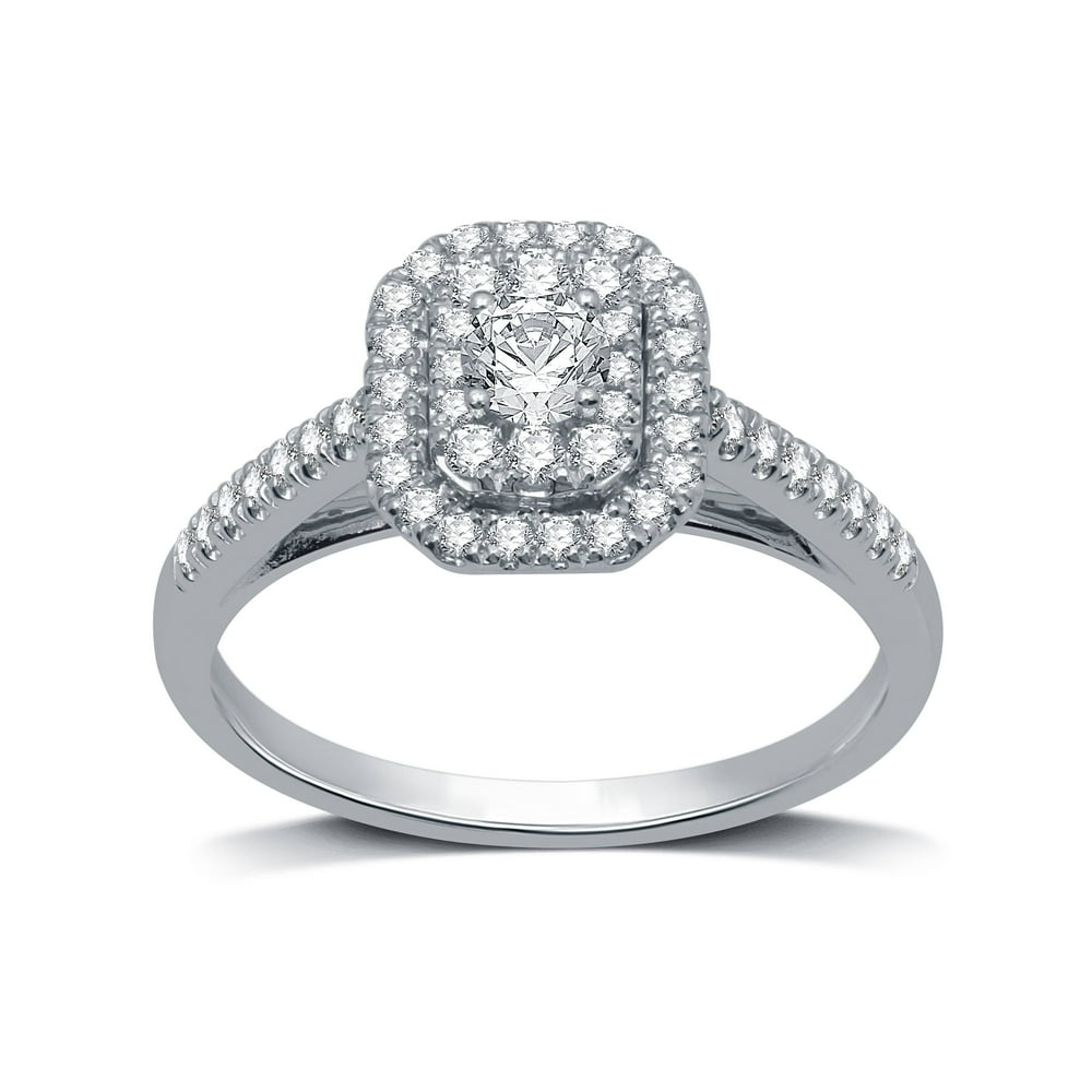 Forever Bride Forever Bride 10 KT White Gold 1/2 CTTW Solitaire