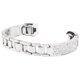 thumbnail image 1 of Pulsera de acero inoxidable con incrustaciones de diamantes de imitación para mujer, decoración de muñeca para FitbitSilver YUNYI BRAND Deportes, 1 of 8