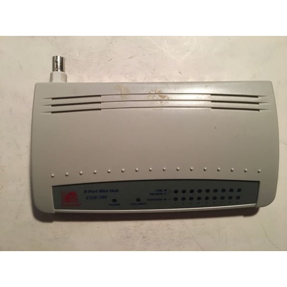 Encore 8 port mini hub esh-709  w coax , power adapter